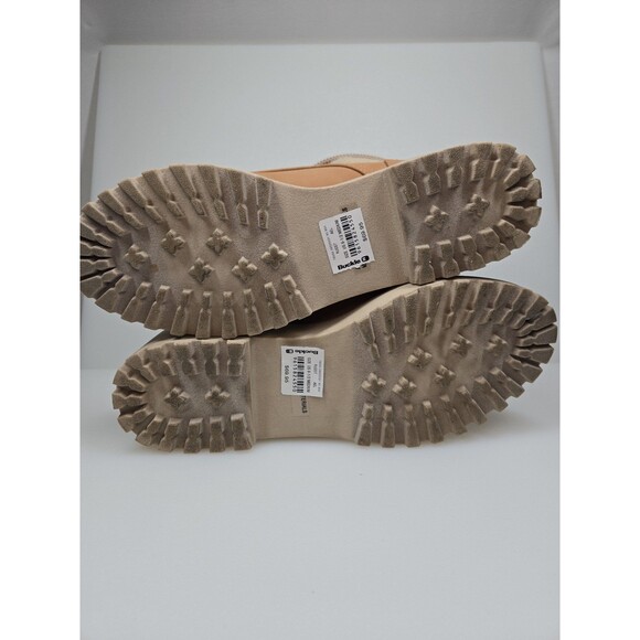 DV by Dolce Vita Russit Ankle Boot Lace Up Bootie Tan/Camel Women's 8.5 Buckle - Picture 7 of 12